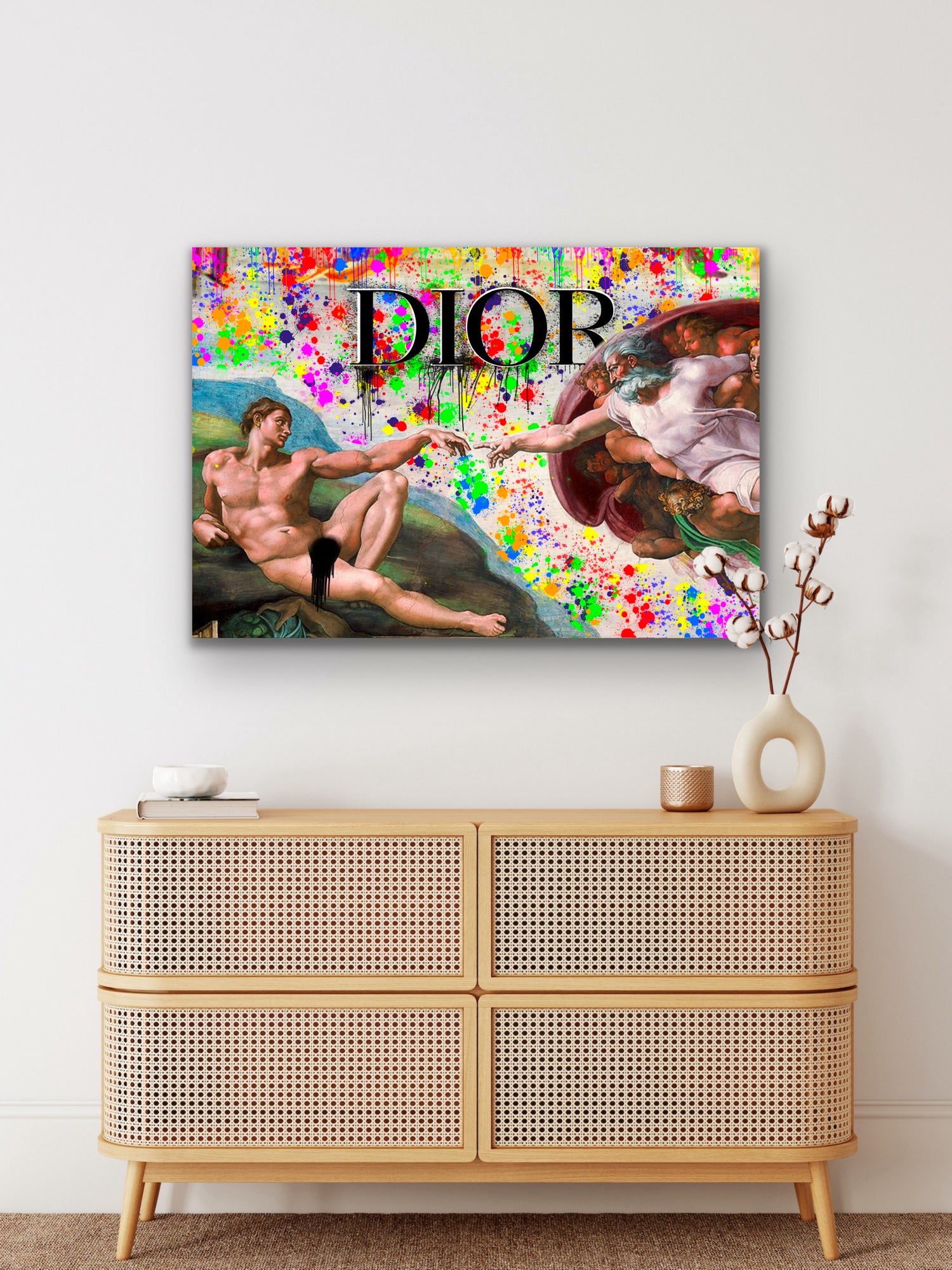 Adam Creation, featuring a lavish Dior patterned canvas stretched across an exquisite wooden frame, ensures the finest quality.